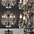 OM Chandelier: Elegant Crystal Lighting 3D model small image 2