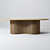 Elegant Oak Oval Dining Table 3D model small image 2