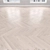 Versatile Oak Parquet: Herringbone, Linear & Chevron 3D model small image 2