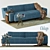 Chicago Chic Sofa 3D model small image 1