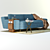 Chicago Chic Sofa 3D model small image 2