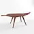 Wooden Table: 1100x600x440 3D model small image 1