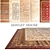 DOVLET HOUSE 5-Piece Carpets (Part 263) 3D model small image 1
