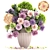 Spring Blooms Bouquet 3D model small image 1