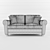 Serta Copenhagen Sofa - Modern Elegance 3D model small image 2