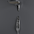 Zaha Hadid's Noken Vitae Chrome Shower 3D model small image 1