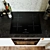 Modern Kitchen Set: Bosch Induction Cooktop, Built-in Oven, Electrolux Blender, Ikea Accessories 3D model small image 3