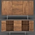 Hensley Storage Cabinets: Stylish Storage Solution 3D model small image 1