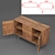 Hensley Storage Cabinets: Stylish Storage Solution 3D model small image 3