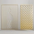 Luxury Brass Decorative Panels - Set of 4 3D model small image 3