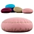 Luxurious Velvet Round Pillow Set 3D model small image 3