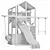 Compact Quad Swing Set 3D model small image 3