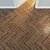 Natural Wood Herringbone Parquet 3D model small image 2