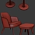 Elegant Poliform Jane Armchair Set 3D model small image 3