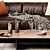 Modern Modloft Essex Sofa - Sleek and Stylish 3D model small image 2