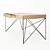 Modern Plywood Table 3D model small image 1