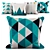 Nordic Delight Pillow Set 3D model small image 2