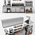 Cuppone Pizza Equipment: Dough Mixer, Dough Press, Oven & Prep Table 3D model small image 2