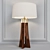 Sophisticated Baker Moderne Table Lamp 3D model small image 1