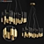 Delightfull Ike Suspension: Modern Brass Pendant 3D model small image 1