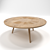 Sleek Modern Round Coffee Table 3D model small image 1