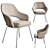 Elevate Meetings: Knoll Saarinen Chair 3D model small image 1