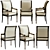 Elegant Regency Armchair 3D model small image 1