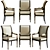 Elegant Regency Armchair 3D model small image 2