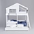 Cozy Nest Bed: Bukvud Factory 3D model small image 1