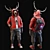 Polygons Schoolboy Deer 3D model small image 1