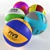 Mikasa MVA200 Volleyball: Official Design, Customizable Colors 3D model small image 1