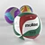 Vibrant Molten V5M5000 Volleyball Ball 3D model small image 1