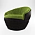 Consonance Armchair: Elegant and Comfortable 3D model small image 1