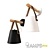 Modern Sconce Lamps: Black and White Options 3D model small image 2