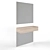 Elegant Mirror-Shelf Combo 3D model small image 1