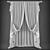 Classic Style Curtains 3D model small image 2