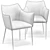 St James Dining Chair - Elegant Coco Republic Design 3D model small image 3