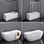 Ravak Set 17: Classic & Freedom W Baths 3D model small image 1