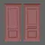 Elegant Classic Interior Doors 3D model small image 2