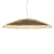 Elegant Brass Suspension Lamp 3D model small image 1