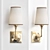 Elegant Glow: Baker Lur Sconce 3D model small image 1