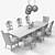 Rhapsody Rustic Dining: Casual Opulence 3D model small image 3