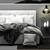 Boconcept Mezzo Bed: Sleek and Stylish Sleeping Solution 3D model small image 2
