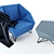 Modern Comfort: Prostoria 3angle Armchair 3D model small image 2