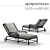 Relax in Style with Legardo Chaise Lounge 3D model small image 1