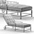 Relax in Style with Legardo Chaise Lounge 3D model small image 3