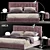 Elegant Poliform Arca Bed for Luxurious Comfort 3D model small image 1