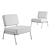 Modernist Knox Accent Chair 3D model small image 5