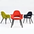 Premium Organic Chair: High Detail Model 3D model small image 1