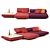 Agio Paola Lenti Sofa: F. Rota Design 3D model small image 1